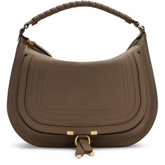 Chloé Marcie shoulder bag — Deep Taupe