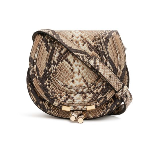 Chloé Marcie crossbody bag — Dusty Beige