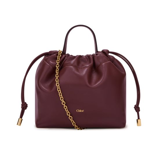 Chloé Icons bucket bag — Burnt Red