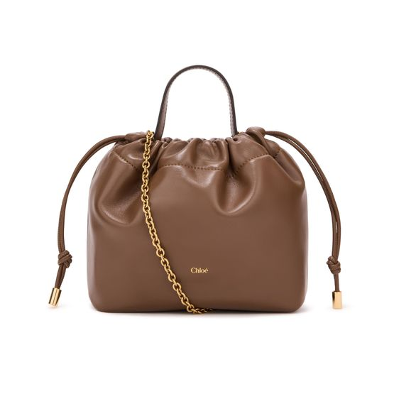 Chloé Icons bucket bag — Smoked Brown