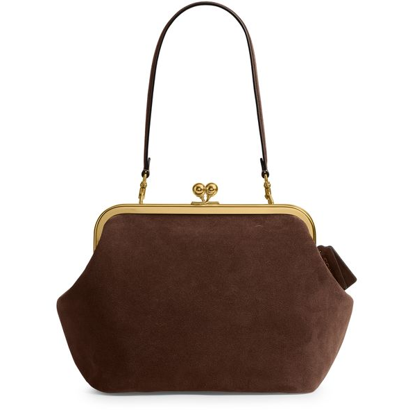 Coach Kisslock 27 frame bag — B4/Dark Chocolate
