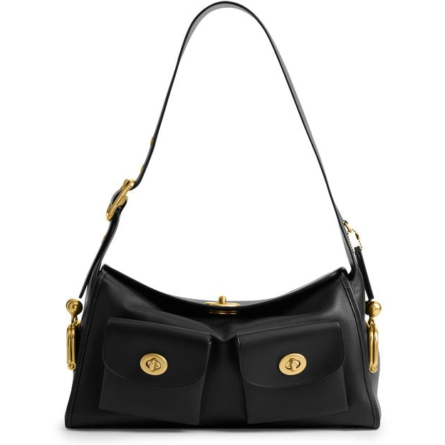 Coach Turnlock Haversack shoulder bag — B4/Black