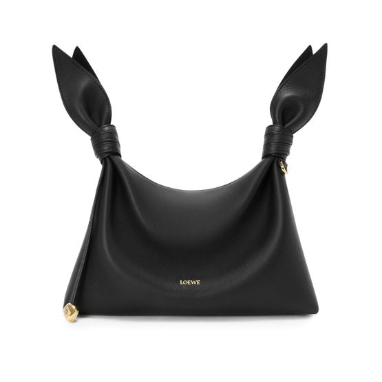 Loewe Mini Scarf shoulder bag in smooth calfskin — Black