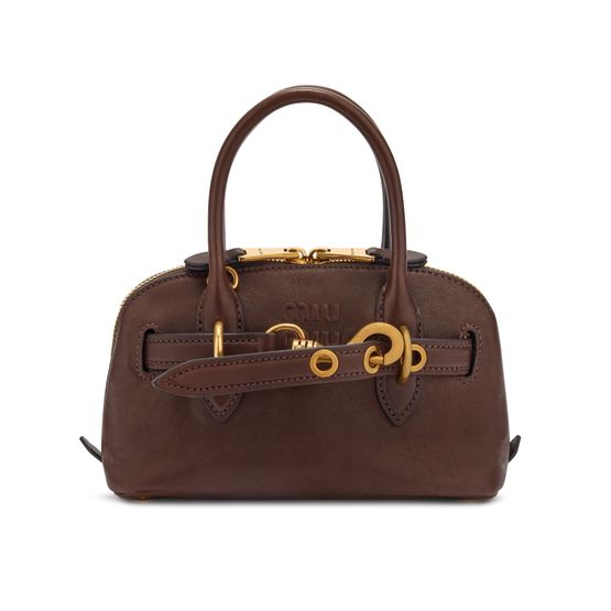 Miu Miu Aventure mini nappa leather handbag — Radica