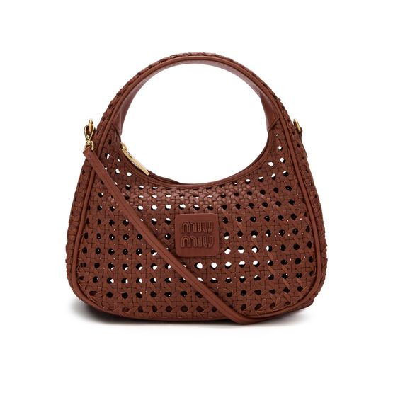 Miu Miu Wander hobo leather bag — Rovere