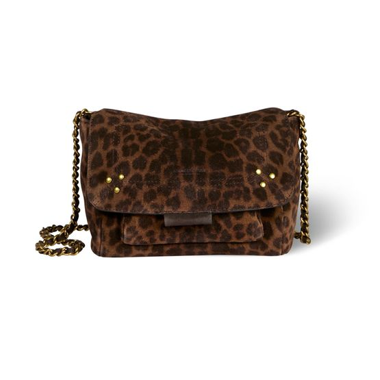 Jérôme Dreyfuss Lulu S bag — Imprime Leopard Naturel