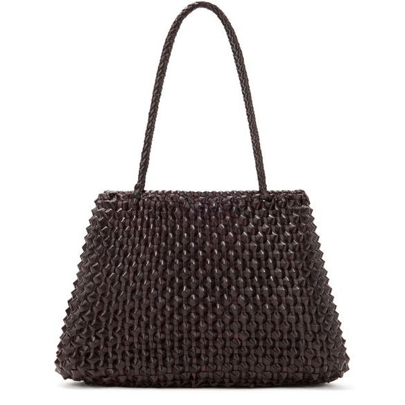 Dragon Diffusion Santa Croce handbag — Dark Brown