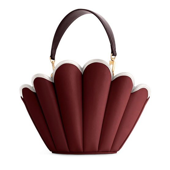 Mlouye Seashell crossbody bag — Bordeaux