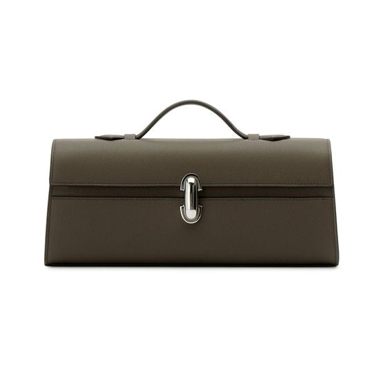 Savette Slim Symmetry clutch bag — Mink