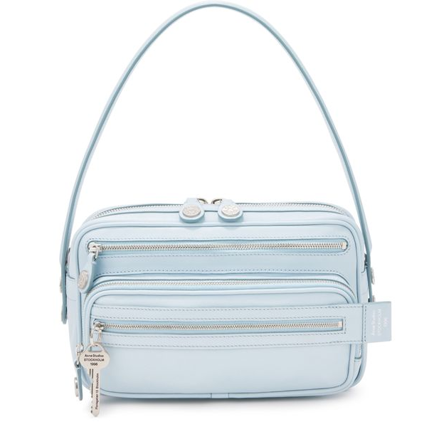 Acne Studios Camero Party shoulder bag — Dusty Blue