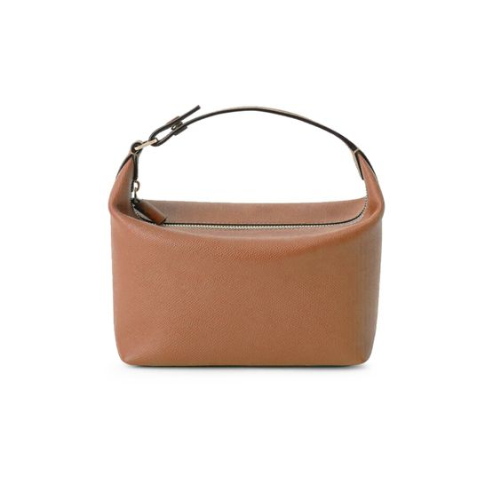 Valextra Mochi mini handle bag — Cioccolato