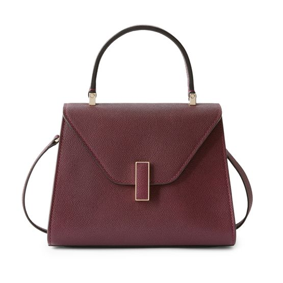 Valextra Iside mini bag — Amaranto