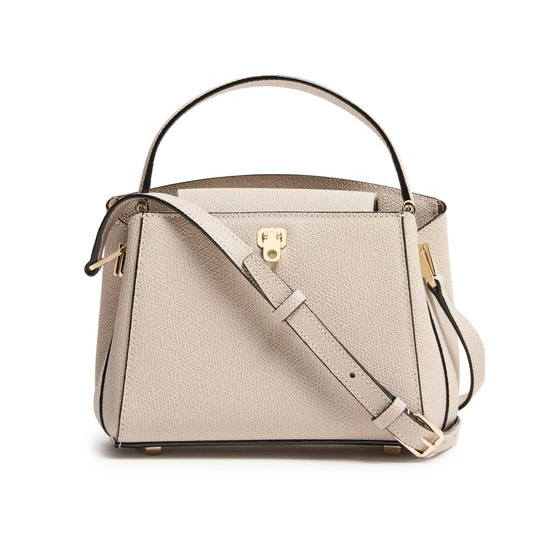 Valextra Brera micro bag — Nude