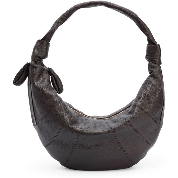 Lemaire Fortune Croissant bag — Dark Chocolate