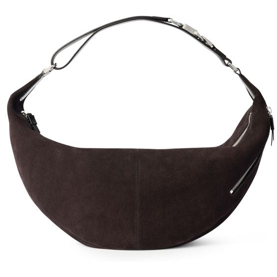 Lemaire Quiver Clip bag — Ebony Brown