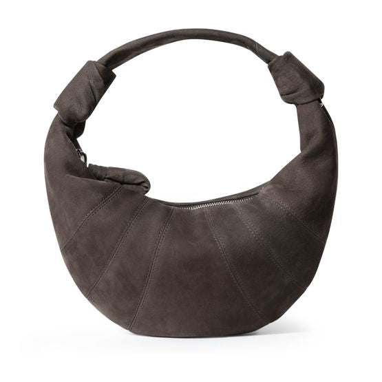 Lemaire Mini Fortune Croissant bag — Ebony Brown