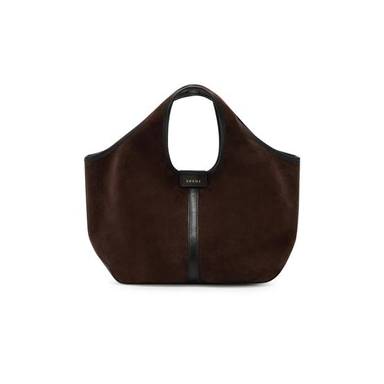 Soeur Douce mini tote bag — Marron Fonce