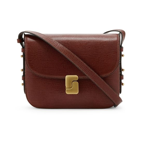Soeur Bellissima mini shoulder bag — Cognac
