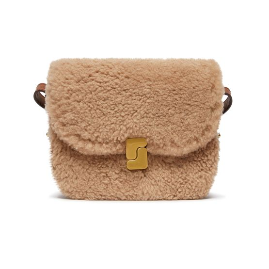 Soeur Bellissima mini crossbody bag — Sable/Noisette
