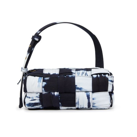 Bottega Veneta Brick Cassette bag — Navy-W/Nav-W/Na-M Br