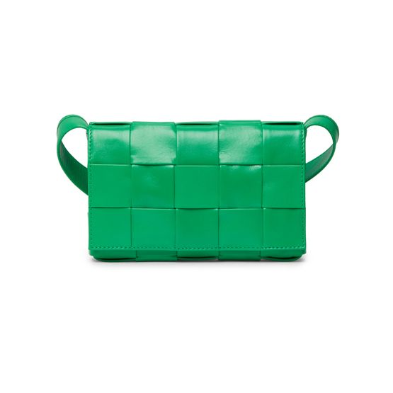 Bottega Veneta Cassette bag — Parakeet-Silver