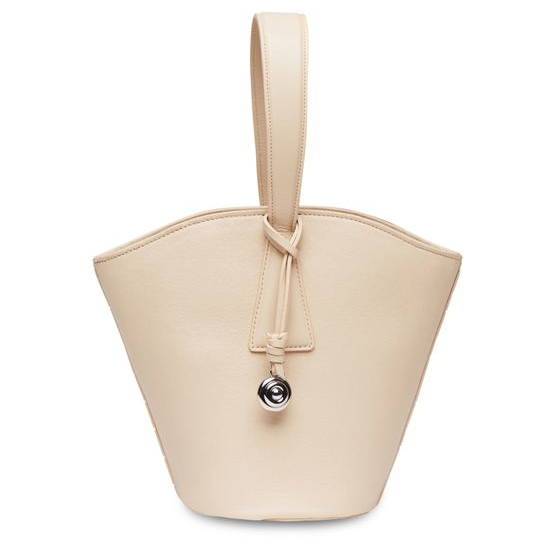 Liffner Single-handle bucket bag — Calf Leather Cream