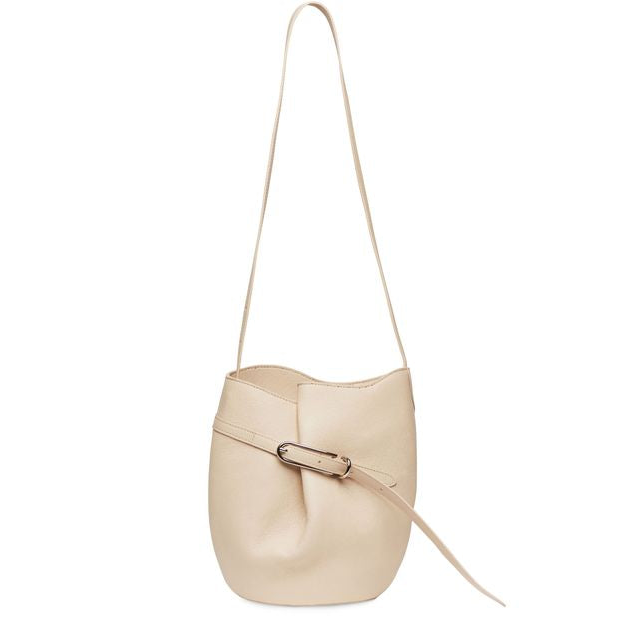 Liffner Belted bucket bag — Calf Leather Cream