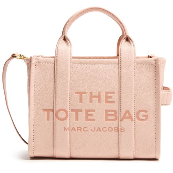 Marc Jacobs The Leather Small Tote Bag — Rose