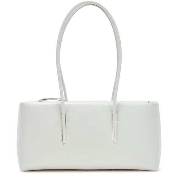 DeMellier The Stockholm Shoulder Baguette Bag — Chalk