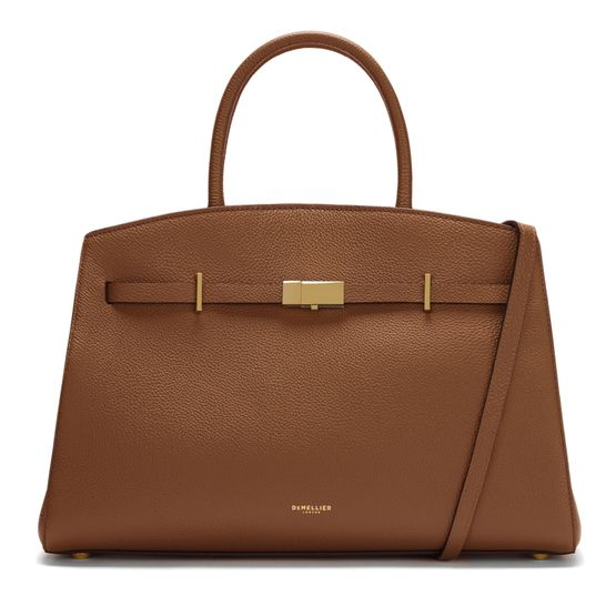 DeMellier The Midi Husdon handbag — Tan W/Be