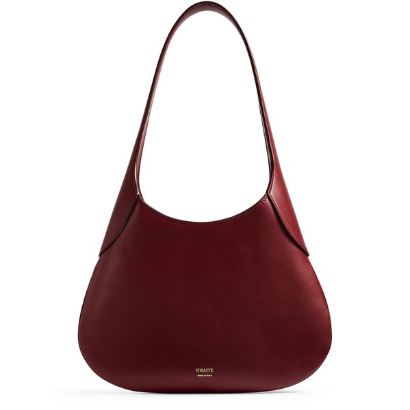 Khaite Small Joan hobo bag — Oxblood