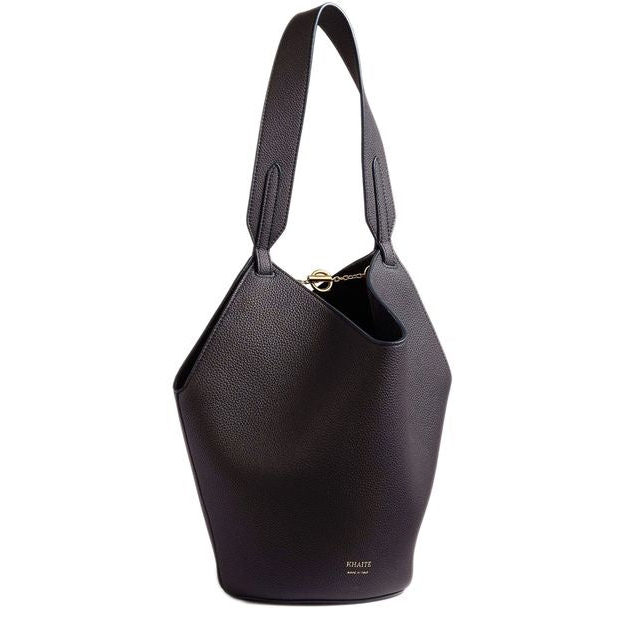 Khaite Lotus mini tote bag — Black