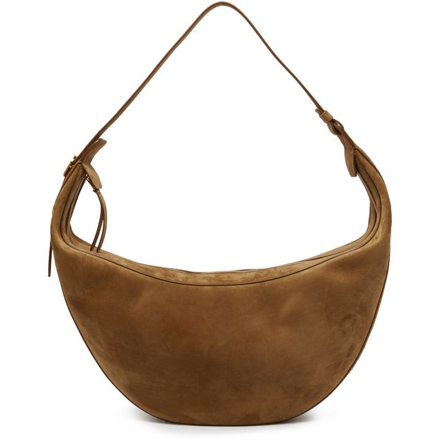 Khaite Augustina hobo bag — Mud