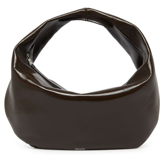 Khaite Olivia hobo medium bag — Chestnut