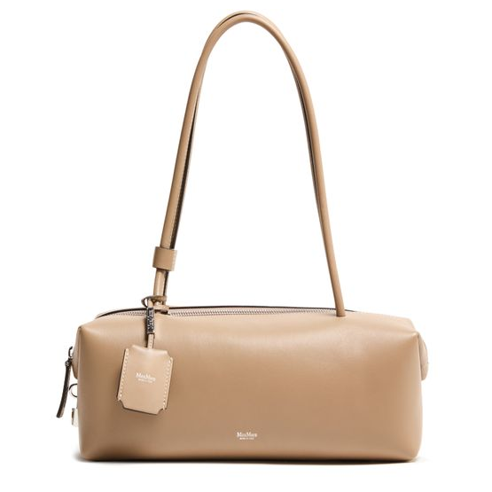 Max Mara Holdall string shoulder bag — Fango