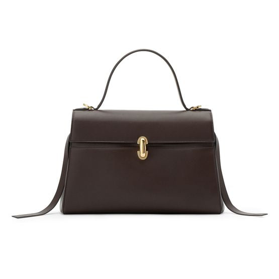 Savette Symmetry soft smooth calfskin — Coffee
