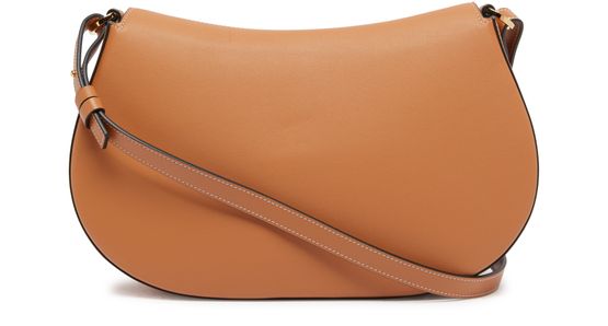 Valentino Ohval medium shoulder bag in Almond Beige — view 3
