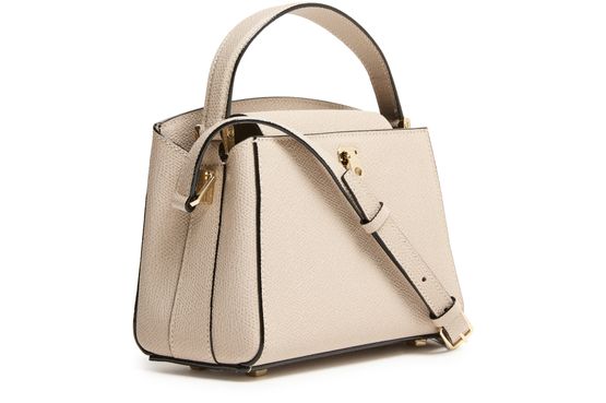 Valextra Brera micro bag in Nude — view 2