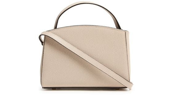 Valextra Brera micro bag in Nude — view 3
