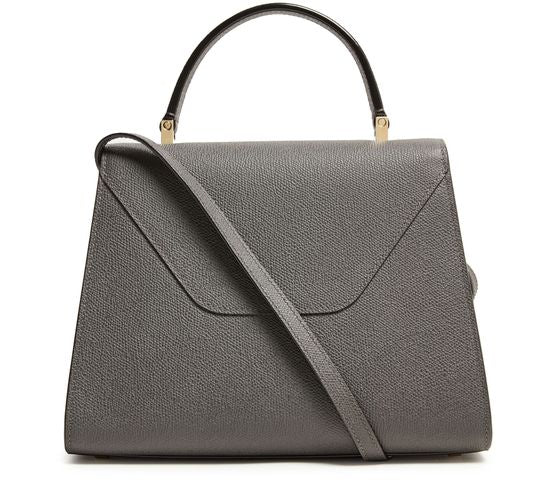 Valextra Iside handbag in Fumo Di Londra — view 3