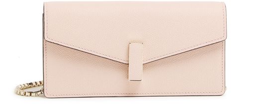 Valextra Iside pouch with chain in Bonne Mine — view 1