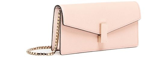 Valextra Iside pouch with chain in Bonne Mine — view 2