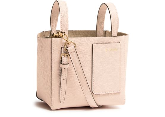 Valextra Micro bucket bag in Pale — view 2