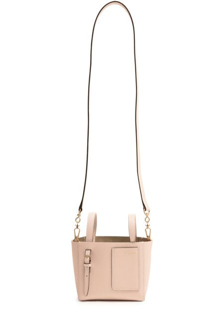 Valextra Micro bucket bag in Pale — view 4