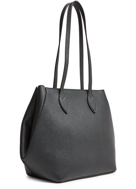 Valextra Vivi small tote bag in Nero — view 2