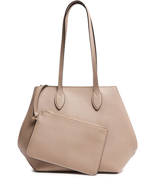 Valextra Vivi small tote bag in Sahara — view 3