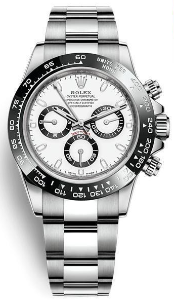 Rolex Daytona white dial, view 1