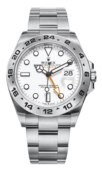 Rolex Explorer II white dial, view 1