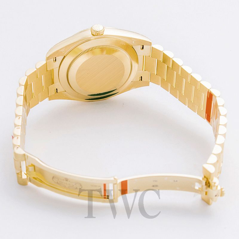 Rolex Day-Date Black Dial President Bracelet, view 2