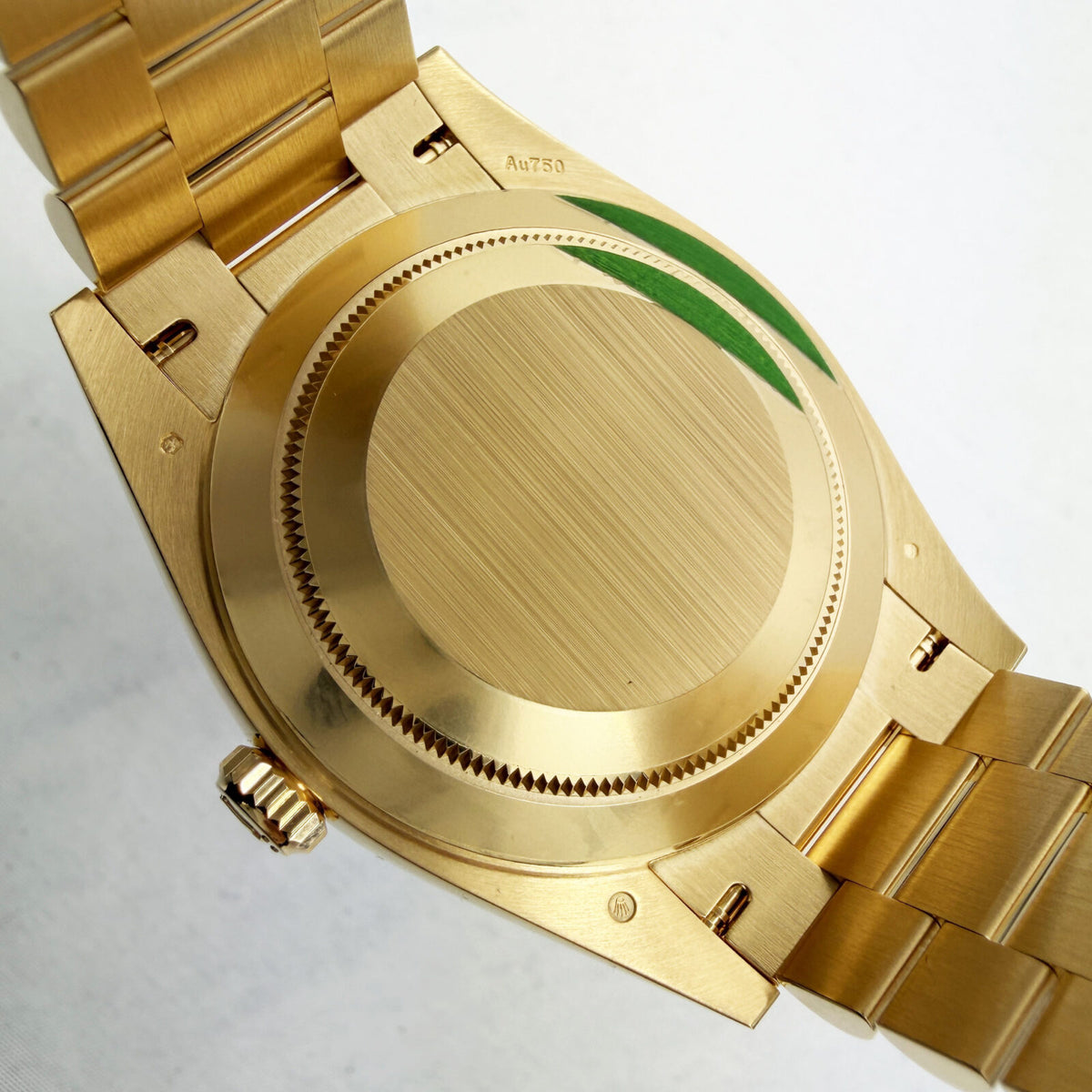 Rolex Day-Date Black Dial President Bracelet, view 3